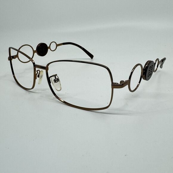 Givenchy SGV 210 Sunglasses Frames Only Gold Silver Col.R80 H11743 - Picture 3 of 8